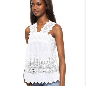 Ulla Johnson White Birdie Blouse